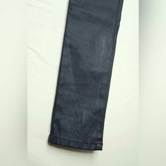 James Jeans Dietrich Jeather Thigh High Skinny Jeans Black Twiggy Women’s Size 4 - Picture 15 of 15